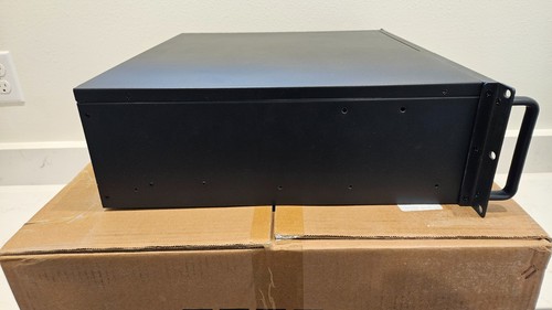 3u Rackmount Server Chassis Case Short 15.3" Depth mATX ITX DVD Bays - Picture 10 of 13