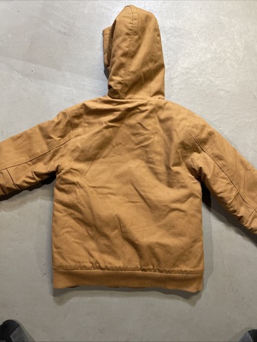 Carhartt Youth RN13706 Brown Quilted Lined Jacket-Size MED 10-12 - Picture 9 of 15