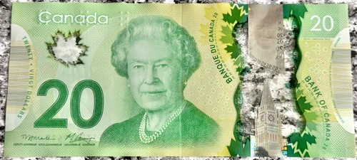 1969-4-10 Birthday Note April $20 Dollar Canada FIZ 1969410 Year Serial Number - Picture 2 of 2