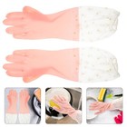 2 Pairs Haushaltshandschuhe Küche Küchenhandschuhe Geschirrspülhandschuhe