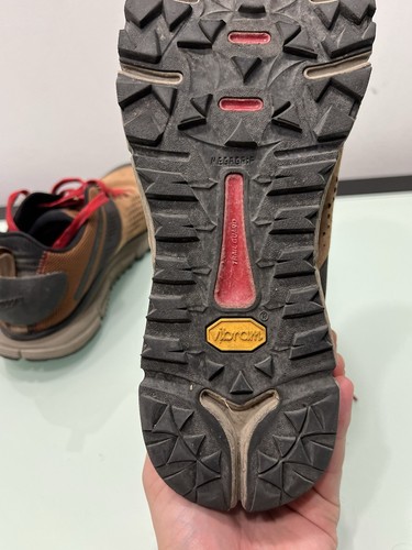 Danner Trail 2650 3" Men's Size 10.5 EE Hiking Shoes 61272 Brown / Red - Picture 23 of 24