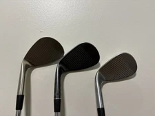 3 WEDGE SET Vokey SM8 08M 56°, Mizuno MP-T11 60°, Cleveland CG10 52°, Standard