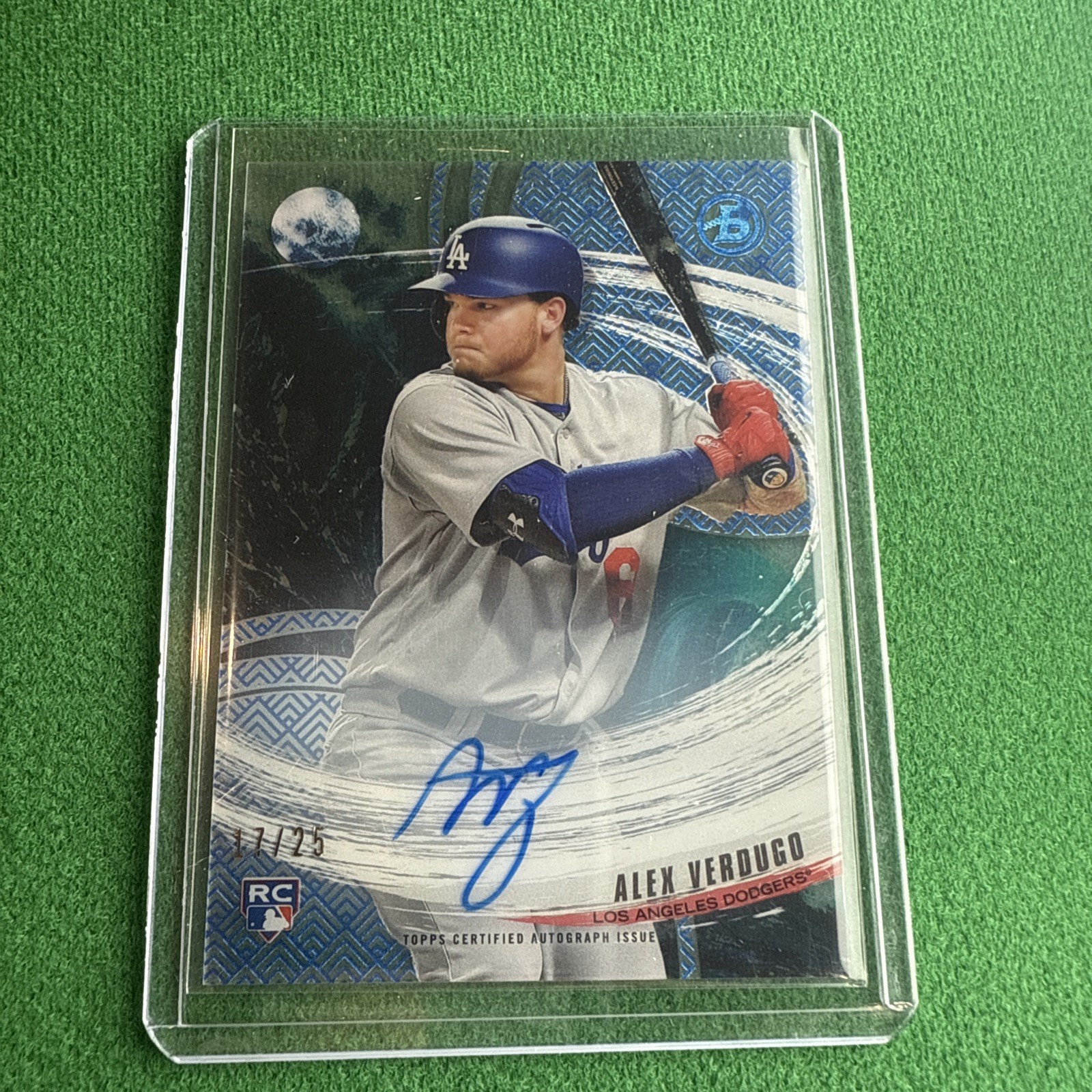 2018 Bowman High Tek Tides of Youth Alex Verdugo Rookie Auto /25