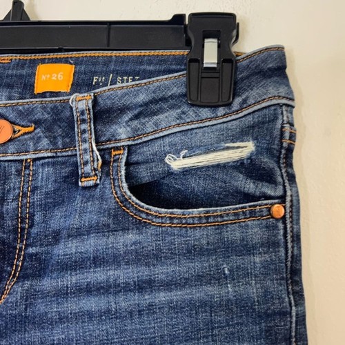 Anthropologie Pilcro & The Letterpress Sophia Straight Leg Denim Jeans Size 26 - Picture 4 of 10