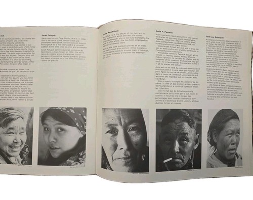 Due stampe inuit eschimesi canadesi libro d'arte Pangnirtung 1984 e 1986 catalogo - Foto 6 di 14