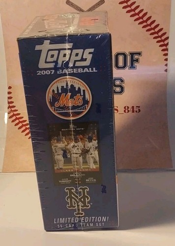 2007 Topps New York Mets Limited Edition 55 Card Baseball Premium Team Set New - Picture 2 of 6