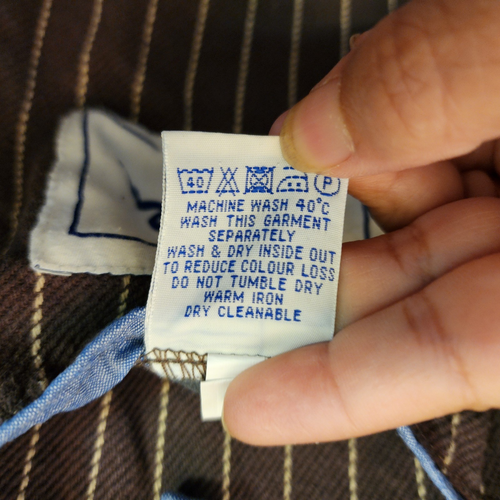 Boden Blazer Herren Große 40R Baumwolle Rücken Buggy Gefüttert Braun Streifen Jacke Academia - Bild 24 von 24