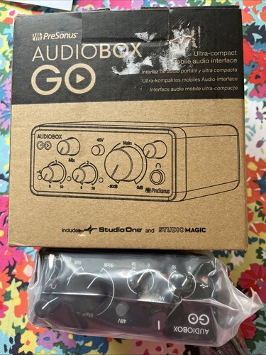 PreSonus AudioBox Go 2x2 USB-C Audio Interface Brand New In Box - Picture 4 of 10