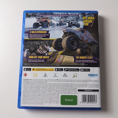 Monster Jam Showdown Day One Edition PS5 Disc Includes Law and Disorder and Odd - Foto 2 di 3