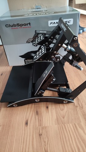 Fanatec Pedals V3 Inverted Schwarz+sämtliches Originalzubehör  - Bild 6 von 11