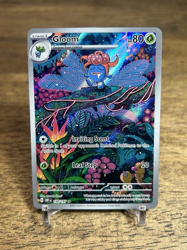 Düstere 198/197 Obsidian Flammen Illustration Rare Full Art Pokémon Karte Englisch NM
