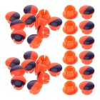 100 Stück Heiß-Kaltwasser-Etiketten, Kunststoff-Schild,