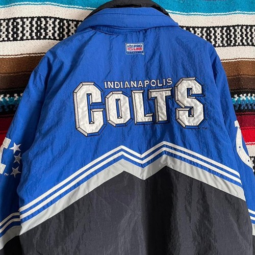 Vintage Indianapolis Colts NFL 90s Pro Line Puffer Jacket M/L RARE - Picture 4 of 6