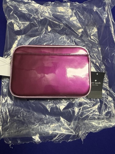 Kate Spade Oh Snap Mini borsa per fotocamera lampone scuro nuova - Foto 5 di 14