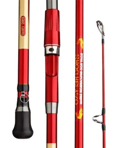 Boat Fishing Rod Portable Carbon Fiber Spinning Casting Rod 3 Sections Rod