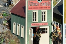 Piko G 62714 River City Squires' Livery Built-Up Building (G-Scale)