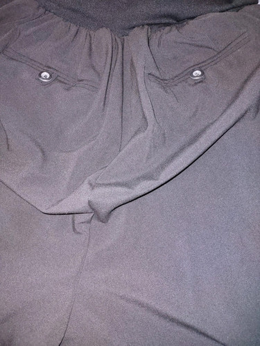 Maternity Pants Women's Size 3X Plus Black Pregnancy Dress Pants Adult Wide Leg - Picture 10 of 10