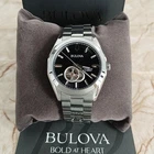 Bulova Surveyor Black Dial Men's Classic Automatic Chronograph Watch 42mm 96A270
