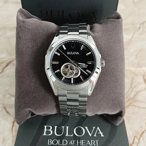 Bulova Surveyor Black Dial Men's Classic Automatic Chronograph Watch 42mm 96A270