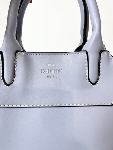 LONDON FOG BELMONT SATCHEL Easter Blue CLASSIC SMALL TOTE Double Handle - Bild 13 von 20