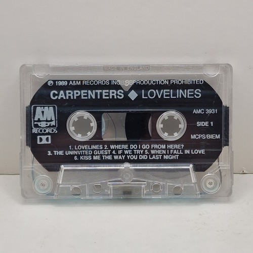 Carpenters: Lovelines (Cassette Tape, 1989) A&M Records AMC 3931 - Picture 8 of 10