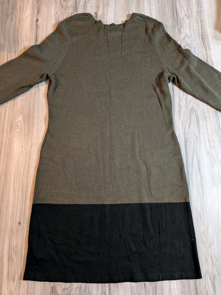 Vestido Suéter Nicole Miller New York Color Block Tejido Para Mujer Talla XL Multicolor Foto 2 de 4