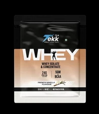 Whey Isolate And Concentrate French Vanilla Flavour Sachet 33 GM Packof 4