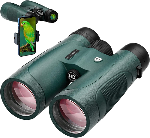 High-Powered 15X52 HD Binoculars with Phone Adapter for Bird Watching & Travel - Picture 12 of 12
