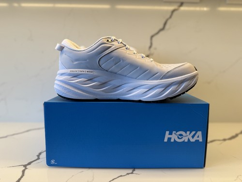 NEU Hoka 1110521/WHT BONDI SR Damengröße 10,5 Laufschuhe rutschfest