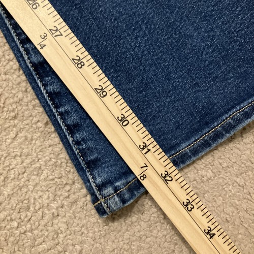 Abercrombie & Fitch The Vintage Flare High Rise Curve Love Gr. 33 Blue Wash - Bild 8 von 11