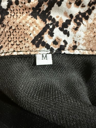 Womens Snakeskin Print Cardigan Brown Size Medium - Picture 4 of 8