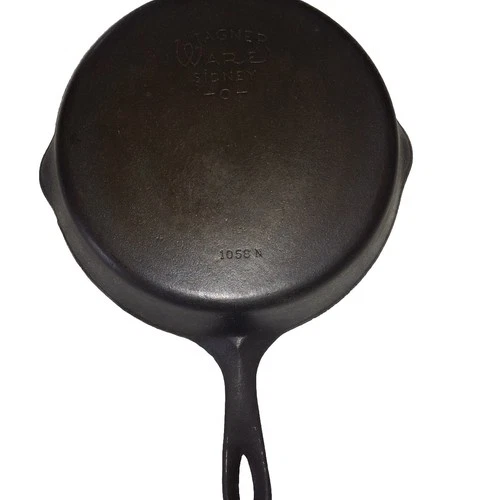 Vtg Wagner Ware Sidney -0 -No.8 Cast Iron Skillet 1058N - Smooth Cooking Surface