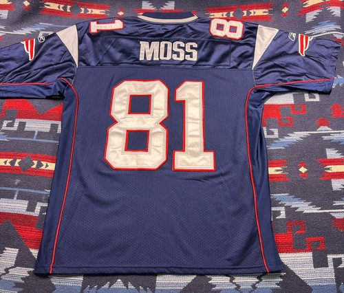 New England Patriots Jersey Randy Moss NFL Football Authentic Reebok Men’s Sz 50 - Picture 14 of 14