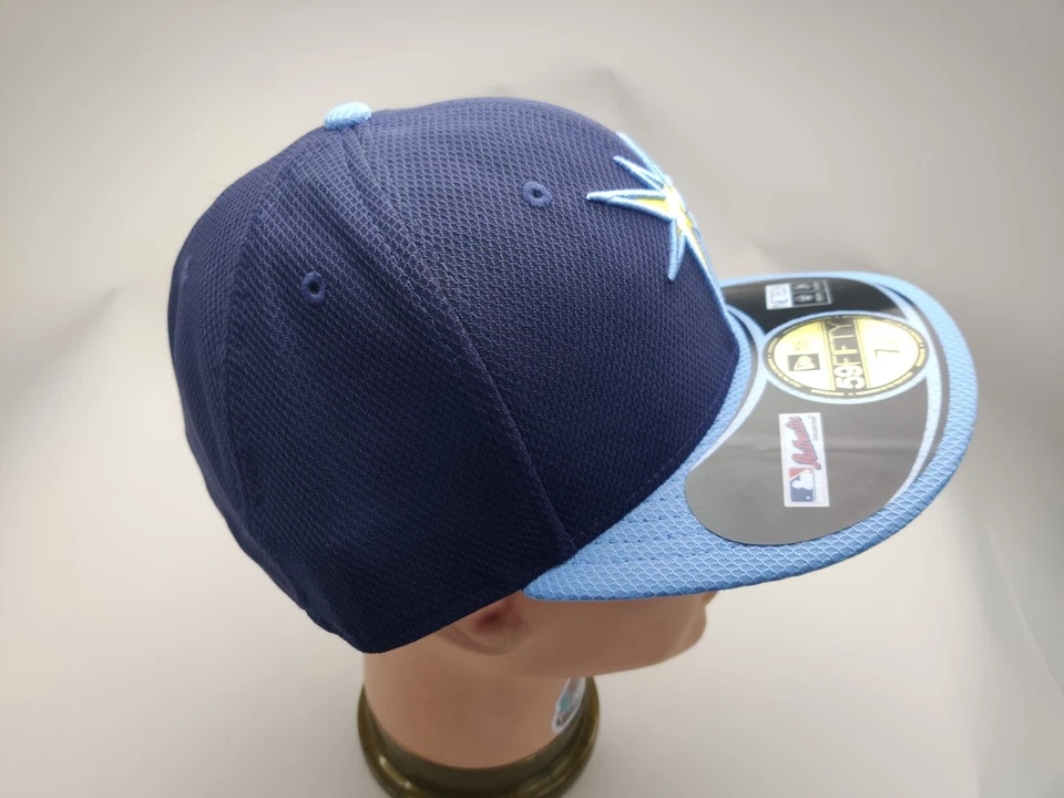 New Era 59fifty Ne Tech Tampa Bay Rays Diamond Era Cap Hat Size 7 5/8 - Image 3 of 4