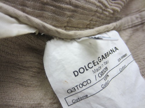 Rare Dolce & Gabbana Men’s Straight Corduroy Pants Size IT 50 US 35x28 G3T0CD - Picture 20 of 24