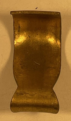 6 vecchi ganci per modanatura quadri binari appendiabiti per quadri ottone antico vintage - Foto 7 di 7
