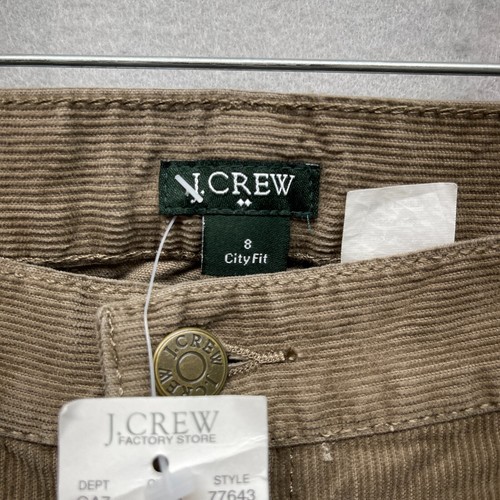 J.Crew Womens City Fit Low Rise Straight Bootcut Leg Corduroy 5 Pocket Pants 8 - Picture 6 of 10
