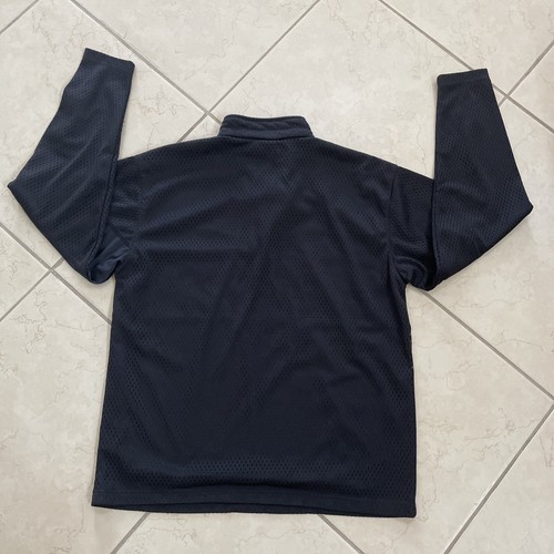 Spyder Active Shirt Mens Large Black Pullover Long Sleeve 1/4 Zip Graphic - Picture 4 of 19