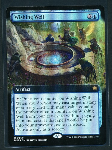 Wishing Well - Extended Art Foil - Magic MTG 2024 Bloomburrow NM/M