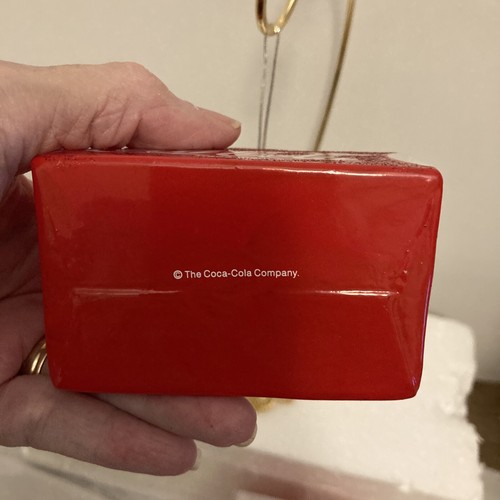 6 Pack Coca-Cola Glass Christmas Ornament Kurt Adler 2012 - Picture 6 of 11