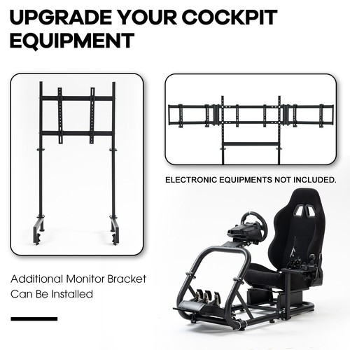 Zootopo Gaming Simulator Cockpit With Seat Fits For Logitech G920 G29 G923 T150 - Picture 21 of 21