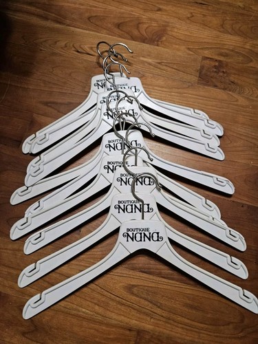 Lot Of 10 Vintage "Boutique Nana" Plastic Hangers