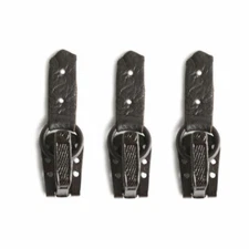 Lana's European Fur Hooks and Eyes - Brown - Pack of 3