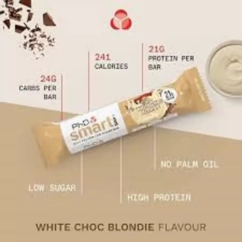 PHD Smart Bar - High Protein Snack Nutrition Bar 64g FREE SHIPPING WORLD WIDE - Picture 5 of 12