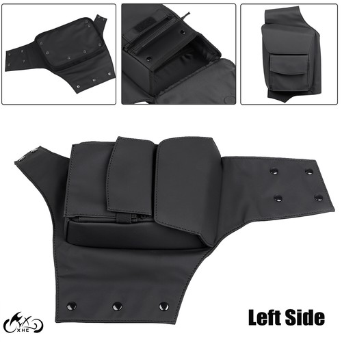 Left Side Saddlebag Guard Bag Pouch Pocket For Harley Touring 1997-UP Road Glide - Picture 2 of 15