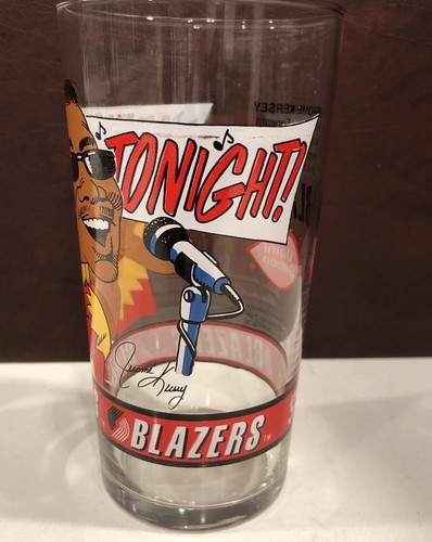 Jerome Kersey Glass Vintage Dairy Queen 92/93 Portland Trail Blazers - Picture 2 of 10