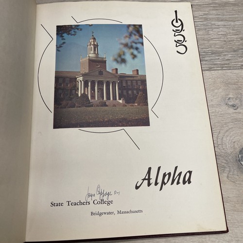 1955 The Alpha State Teachers College, Bridgewater, MA Annuario Vintage - Foto 4 di 14