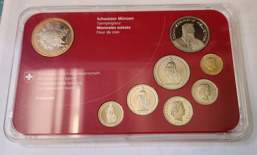 Svizzera Serie Set Monete Fior di Conio 2018 FDC con 10 FR Divisionale Elvetica - Foto 2 di 3