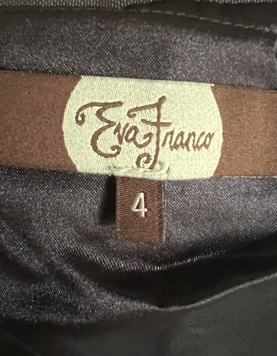 ANTHROPOLOGIE Eva Franco Size 4 BLACK TWEED PLEATED A-LINE DRESS! EUC - Picture 13 of 18