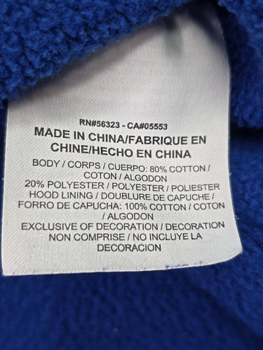 Vintage Nike Sweater Mens Extra Large Blue Sweatshirt Hoodie Just Do It 1980s - Picture 9 of 17